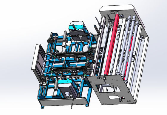 Автоматическая машина для обертывания рулонов тканей PE Film Pillow Winding Packing Machine