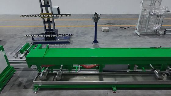 Гладкая поверхность с зеркальными хромовыми роликами в выгрузочных агрегатах