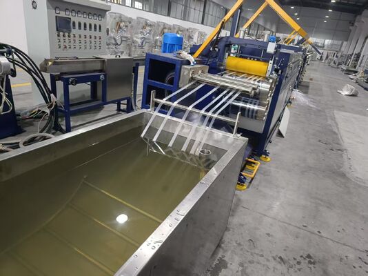 Производственная линия с синхронизированными шнурками из ПП с диаметровой толерантностью ± 0,05 мм и шестеркой с дивергенцией потока 1 из 6